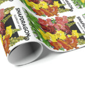 Snapdragon  Seed Packet Cadeaupapier (Rol Hoek)