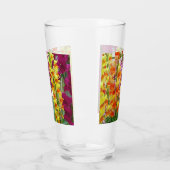 Snapdragons Colorful Floral Glas (Links)