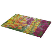Snapdragons Colorful Floral Snijplank (Hoek)