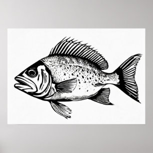 Snapper - Impression de poisson