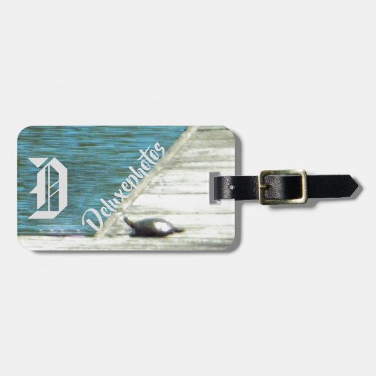 Snapper Turtle Dock Bagagelabel (Voorkant horizontaal)