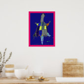 Snapping Turtle Art Poster 18 x 24 (Keuken)