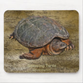 Snapping Turtle Terrapin-lover Gift Muismat (Voorkant)