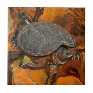 Snapping Turtle Terrapin-lover Gift Tegeltje