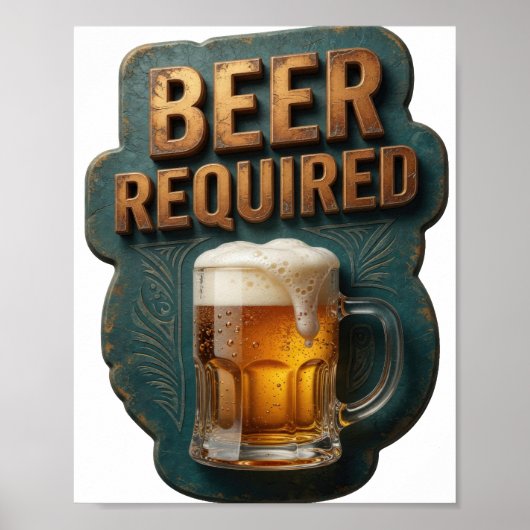 Snappy BIER VEREIST Print (Voorkant)