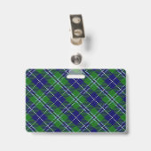 Snappy Clan Douglas Tartan Badge (Achterkant met clip)