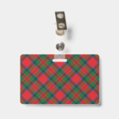 Snappy Clan MacDuff Tartan Badge (Achterkant met clip)
