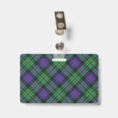 Snappy Clan Roos Tartan Badge (Achterkant met clip)