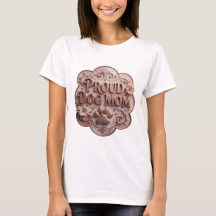 Snappy Gold TROTS ONDERDEEL MOEDER 3D Tekst Kunst T-shirt
