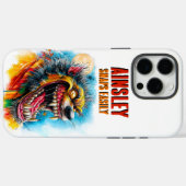 Snaps Gemakkelijk Weerwolf Kleurrijke Halloween Mo Case-Mate iPhone Case (Achterkant (horizontaal))