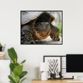 Snapschildpad Poster (Thuiskantoor)