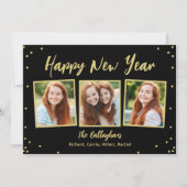 Snapshots amusants Couleur modifiable Carte photo (Devant)