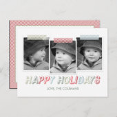 Snapshots funky Carte postale Carte photo (Devant / Derrière)