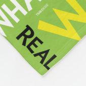 Snarcis| Snarky Phrase-patroon Fleece Deken (Hoek)