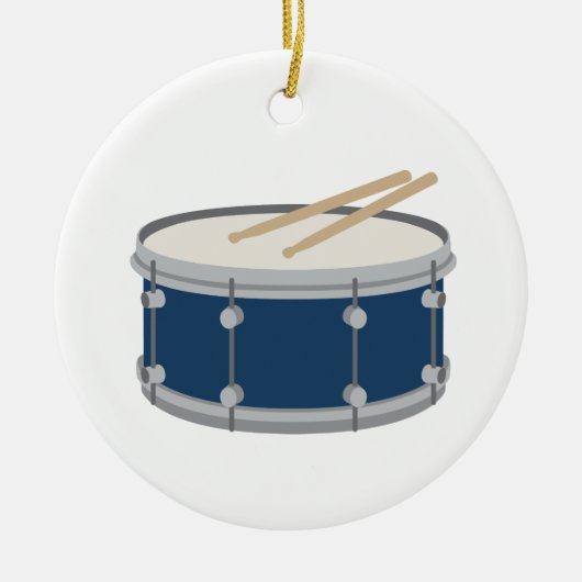 Snare Drum Keramisch Ornament (Voorkant)