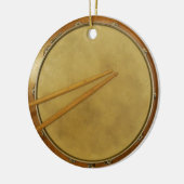 Snare drum met teken keramisch ornament (Links)