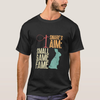 Snare's doel klein spel roem dier overvullen draad t-shirt