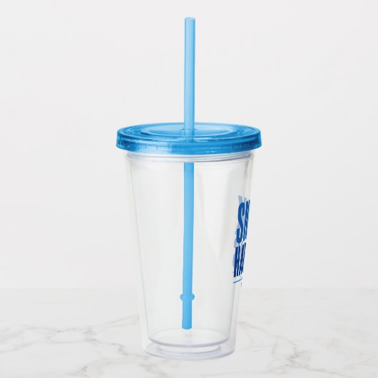 Snark gebeurt - acryl drinkbeker (Rechts)