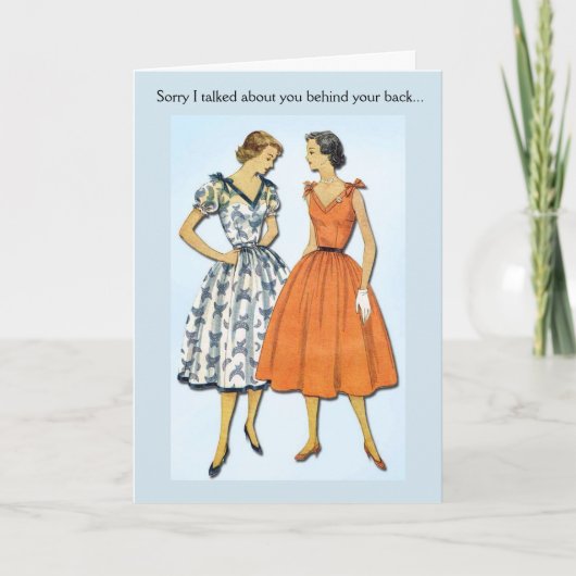 Snark - Sorry dat ik achter je rug sprak, Kaart (Voorkant)