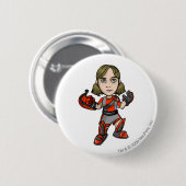 Snarkie Virtupets Space Station Staff Player Ronde Button 5,7 Cm (Voorkant /achterkant)