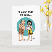 Snarky 38th Birthday Kaart (Gele Bloem)