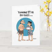 Snarky 57ste verjaardag kaart (Gele Bloem)