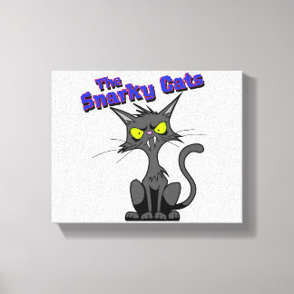 Snarky Cats Art Canvas Afdruk