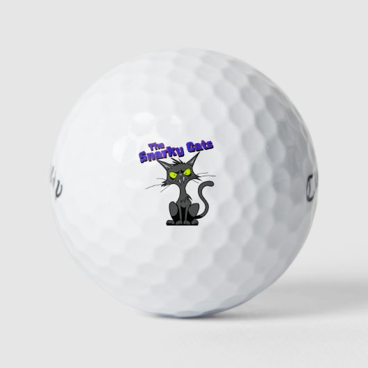 Snarky Cats Golfballen (Voorkant)