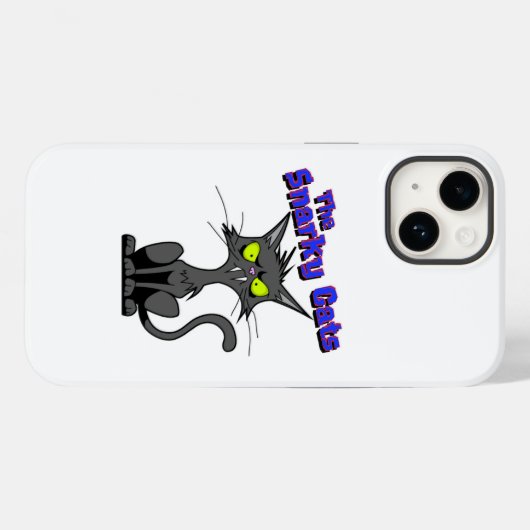 Snarky Cats iPhone Case (Achterkant (horizontaal))