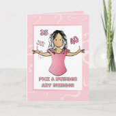 Snarky Custom Birthday Kaart voor haar (Voorkant)