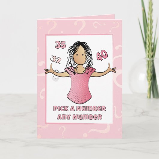 Snarky Custom Birthday Kaart voor haar (Voorkant)