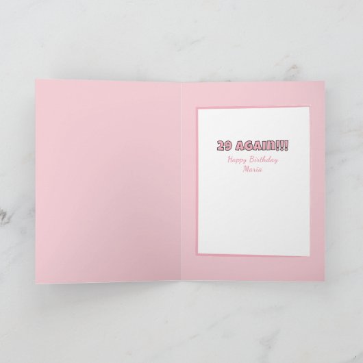 Snarky Custom Birthday Kaart voor haar (Binnen)