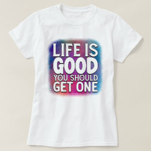 Snarky en Grappig Zorg dat je een Leven krijgt Cit T-shirt