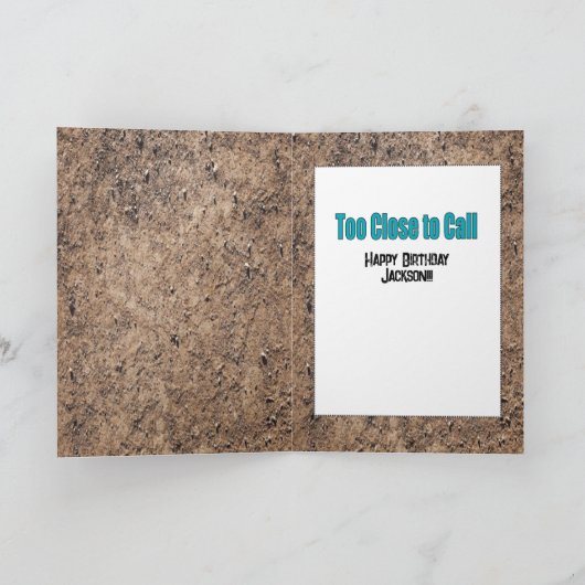 Snarky Funny Gezegde Man Cartoon Dirt Verjaardag Kaart (Binnen)