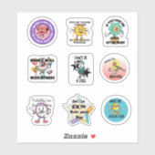 Snarky Funny Vinyl Stickers (Feuille)