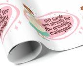 Snarky Gift Kaart gezegde Cadeaupapier (Rol Hoek)