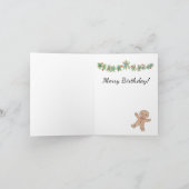 Snarky Grappig Kerstmis December Verjaardag Kaart (Binnen)