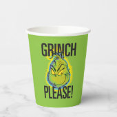 Snarky Grinch | Funny Grinch Please Quote Papieren Bekers (Links)