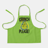 Snarky Grinch | Funny Grinch Please Quote Schort (Voorkant)