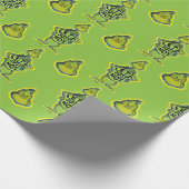 Snarky Grinch | Funny Let's Just not Quote Cadeaupapier (Hoek)