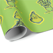 Snarky Grinch | Funny Let's Just not Quote Cadeaupapier (Rol Hoek)