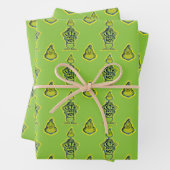 Snarky Grinch | Grappig, laten we het gewoon niet  Inpakpapier Vel (In situ)
