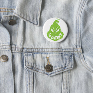 Snarky Grinch The Grinch Face Ronde Button 5,7 Cm