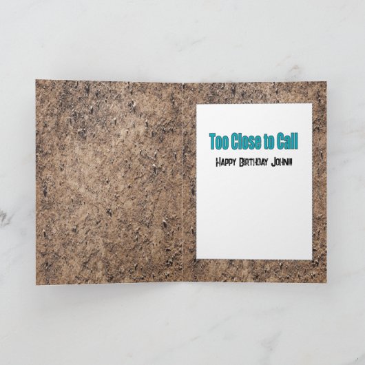 Snarky Humor Grappig Man Etnische Cartoon Verjaard Kaart (Binnen)