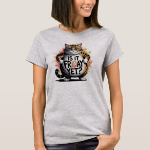 Snarky Humor Unisex T-shirt IS HET VRIJDAG NOG?