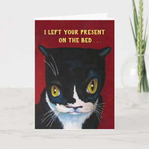 Snarky Kat Birthday Card Kaart