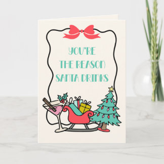 Snarky Kerstman Kerstkaart Feestdagen Kaart