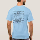 Snarky SD t-shirt (Achterkant)