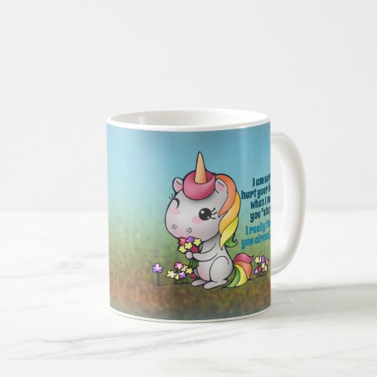 Snarky Unicorn Mok (Voorkant rechts)