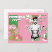 Snarky vakantie Briefkaart Welke dag is het? (Voorkant / Achterkant)